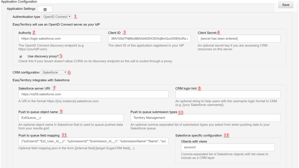 SalesforceEztSettingsPage